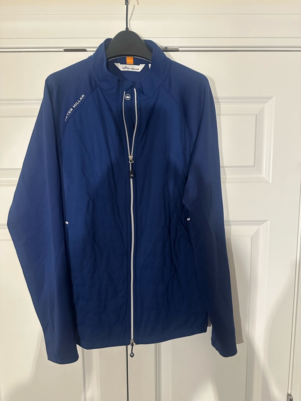 Peter Millar Men's Navy Zip-Front Jacket.  Small